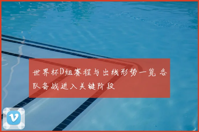世界杯D组赛程与出线形势一览 各队备战进入关键阶段